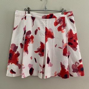 Dalia Floral Box Pleat Skirt, Size 14, NWOT